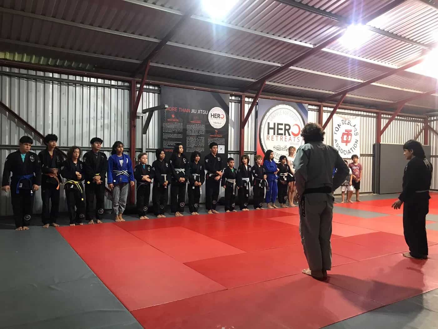 Hero Kids 501c3 nonprofit free Jiu-Jitsu program for youth in Tamarindo, Costa Rica