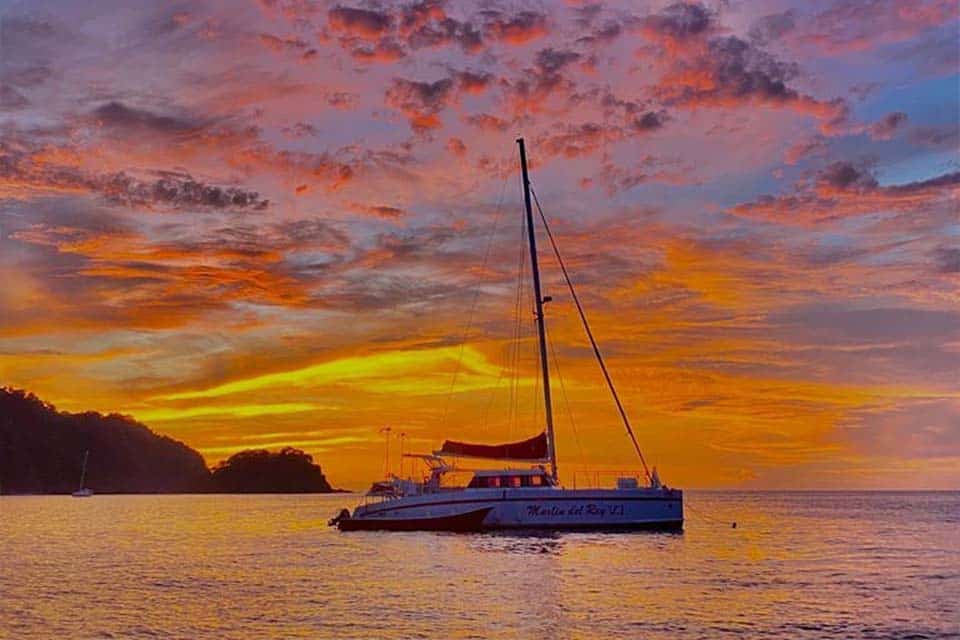 Boat and ocean adventure in Costa Rica